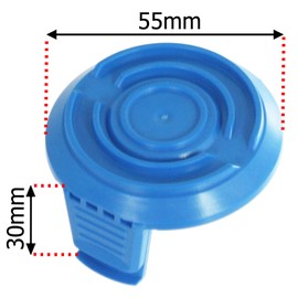 SPARES2GO 2.5m Line Spool Cover for Mac Allister MGTP18Li Strimmer Trimmer (Pack of 2)
