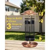 Metal Peanut Bird Feeder for Outdoors, Chew Resistant, 2.2lbs, 1Pk,