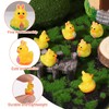 50stk Osterenten aus Kunstharz, Ostereier Kaninchenenten Mini-Kunstharzenten Häschenenten Miniatur-Kunstharztiere Kleine