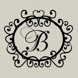 CafePress Scrolly1 B Canvas Tote Top Zipper Closure