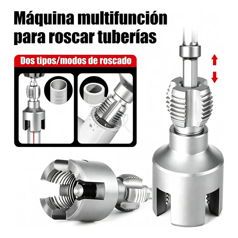 Herramienta Ppr 1/2 &3/4 - Roscado Interior/exterior Broca