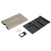 Aluminum SIM Card Case Large Capacity Shatterproof Small Portable Memory