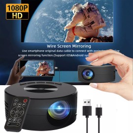 Unbranded Mini Projector LED HD 1080P Home Cinema Set Portable Home Theater Projector LCD