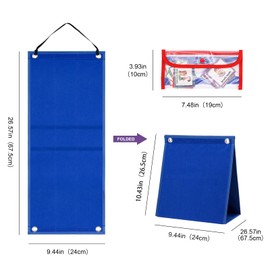 MoYouno Visual Timetable for Children,Autism Daily Chore Routine Chart,Kids Visual Now and Next Board Learning Aids Tool,70 PECS Cards,Foldable Wall Planner for Speech and Language,ASD,Preschool (1)