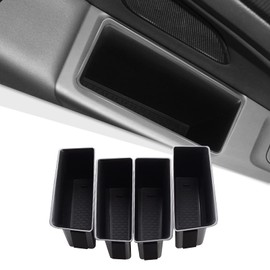 BIBIBO Door Handle Storage Box Compatible with VW Golf 8 GTI GTE GTD Alltrack R Variant 2020-2023, Golf 8 Storage Box, Door Handle Organiser, Storage Compartment, Car Door Storage Box (Pack of 4)