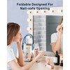 SWEETFULL Portable Handheld Mini Fan with LED Display, 2-in-1 Personal