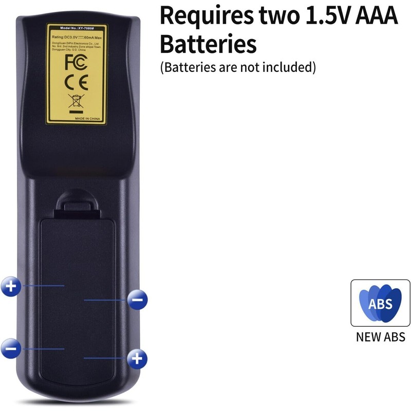 RCP01051 Remote Control Replacement Compatible with ViewSonic Projector PJD5255 PJD5253