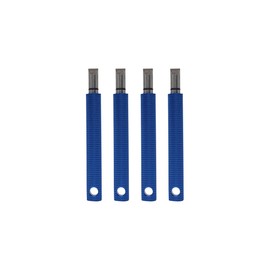 Majek (4pcs - Blue) Golf Groove Sharpener - Golf Club Groove Sharpener for Wedges & Irons. Generate Optimal Backspin. This Cleaning and re-Grooving Tool is a for Any Golfer in Your Life