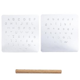 Leather Craft Engraving Sheet for Leather Craft Leather Tool Set Hammer Alphabet Hammer Sheet Alphabet Punching Set Hole DIY Handmade Parts Bag Shoes Decoration Bottom Studs Picture Craft Supplies