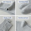 Kids Seamless Socks Boys Girls Cotton Athletic Socks 11-15 Years