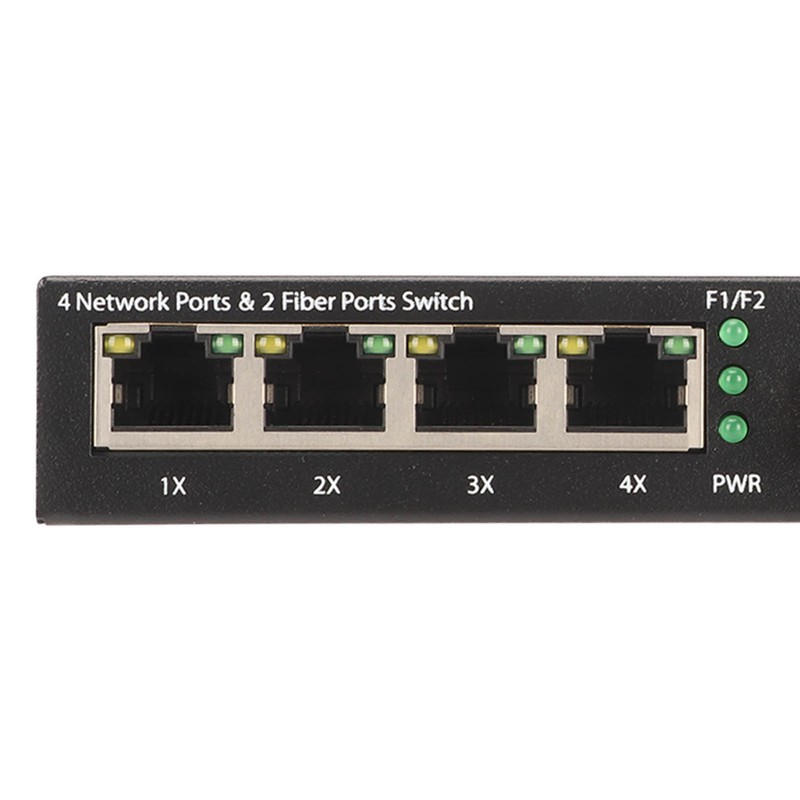 SFP Fiber Switch 6 Ports 10 100 1000M Self Adaptive
