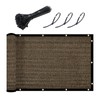 UPGRADE Privacy Fence Screen 90% Visual Blockage 6'x6' Brown Outdoor