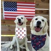 Independence Day Dog Bandanas 2 Pack, Stars and Firewoks 4th