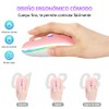 EASYTAO Mouse Inalámbrico, Mouse Bluetooth/Wireless2.4GHz Modos Dual Recargable con Iluminación