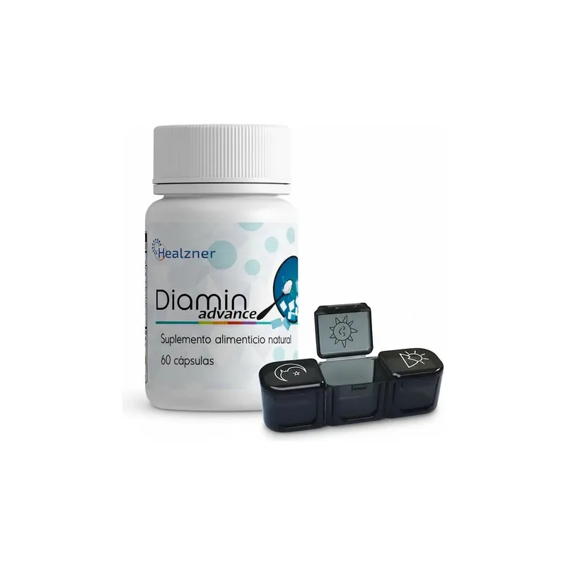 Diamin Advance | Suplemento | Pastillero | 60 Caps (1pza)