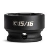 Capri Tools 15/16 in. Stubby Impact Socket, 3/8 in. Drive,