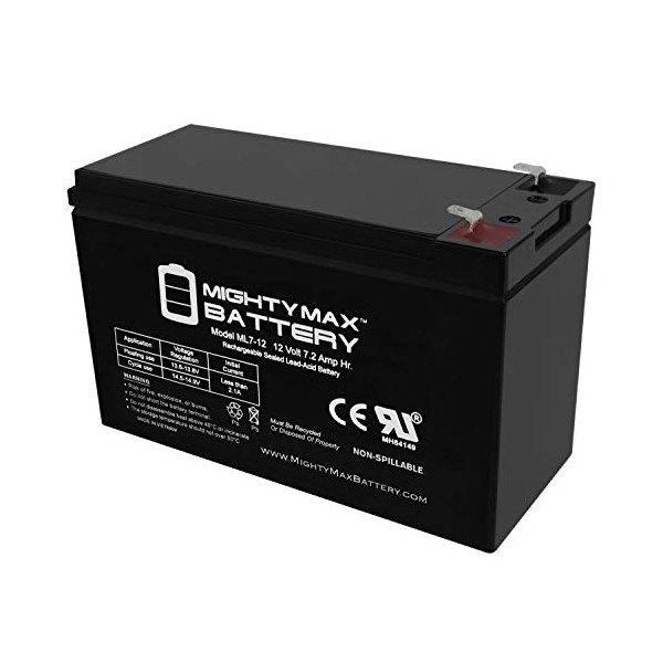 ML7-12 - 12V 7.2AH RITAR RT1270 Haze Replacement Battery