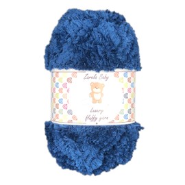 Zarela Baby Luxury Fluffy Yarn Wool 50g (18 Navy)