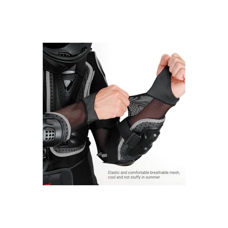HEROBIKER Motorcycle Full Body Armor Jacket spine chest protection gear