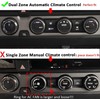 AuTK Aluminum Alloy AC Knob Covers & Vent Outer Rings