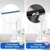 Shower Door Hooks 12 in, Shower Hooks for Towels, Heavy