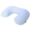 Vanguard Neck Pillow, Air, Travel, Airplane, Carry, Compact, Air Pillow, Made in Japan, Absorbent, Quick Drying, Soft to the Touch, Stretch Fabric, Asahi Kasei Aqua Pile Blue, Regular
