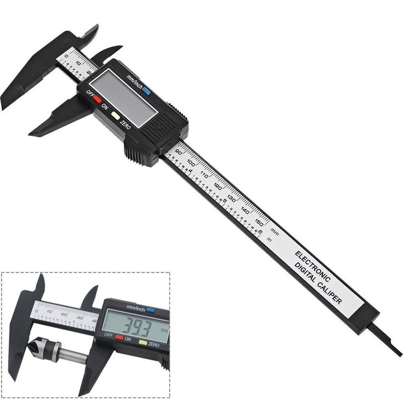Gasea 150mm 6 inch Accuracy LCD Digital Vernier Caliper Gauge