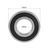 sourcing map 6205-2RS Deep Groove Ball Bearings Z2 25mm x