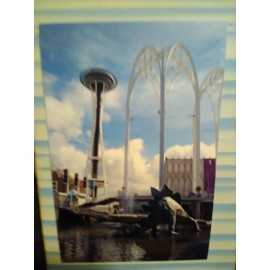 THE PACIFIC NORTHWEST BEAUTIFUL POST CARD AERIAL VIEW THE SEATTLE CENTER SEATTLE WASHINGTON