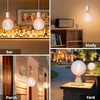 ONEWISH Large LED Bulb,G150 Pink Globe Decorative Bulbs,Warm White 2700K