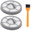 ApplianPar Pack of 2 Vacuum Filter with Brush Replacement for