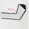 JARBIH Led Aluminum Profile for Ceiling Wall Decoration, 1M/3.3ft 6cmx6cm