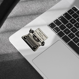 3 Pcs Please Be Patient with Me I'm from The 1900s Sticker, Typerwriter Millennials Trendy Funny Sarcastic Stickers - Vinyl Stickers for Water Bottles Laptop Car Hard Hat Window Helmet 3 Inches