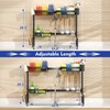 SNSLXH 2-Tier Over The Sink Dish Drying Rack, Kitchen Large