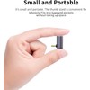 GELRHONR Right Angle USB C Adapter,40Gbps Type-C Male to Female