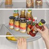 Square Lazy Susan Organizer for Refrigerator, 16.5'' Fridge Organizers and
