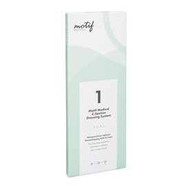 Motif Medical, Stage 1 Heal, Wound Dressing with PU Foam, C-Section Bandage System, Maternity Accessories, Waterproof Anti-Adhesion - 10 Dressings