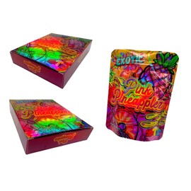 10 Bags and 10 Boxes, 1 Special Cartoon Pattern, Resealable Candy Bags, Gummies Bags, 5 x 4 Inch Storage Baggies, Treat Bags, Cookie Bag (gray)