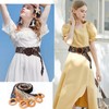 LAND BABEE Boho Braid Belt for Women Fashion Summer Wide