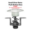 Small Silver Dzus 1.050 Push Button Quick Latch Release