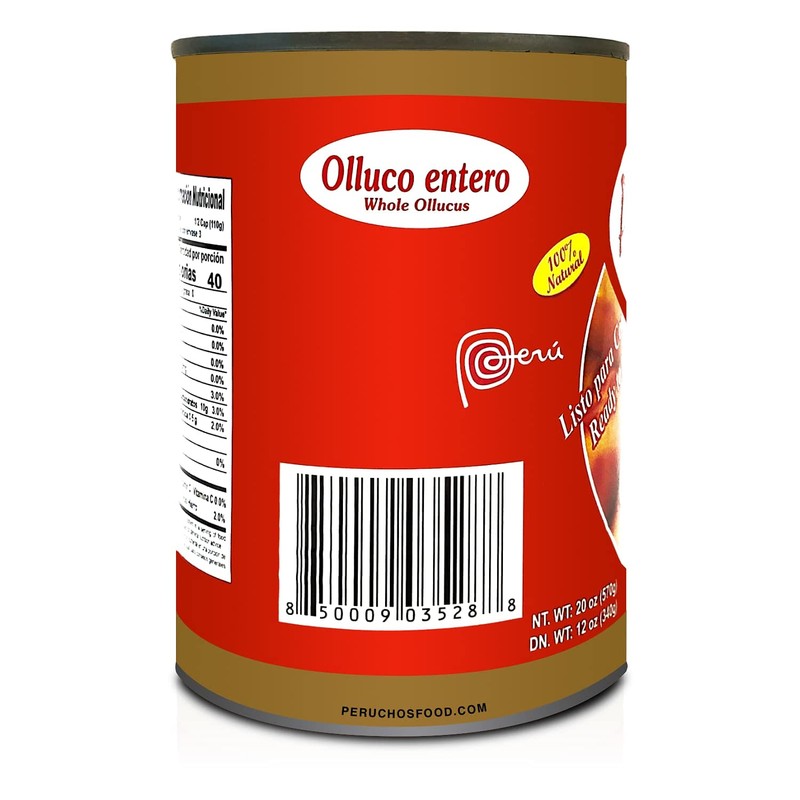 Peruchef Olluco Entero en Lata | Whole Ollucus from Peru