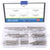 Glarks 90Pcs 304 Stainless Steel Cotter Pin Clip Key Fastner