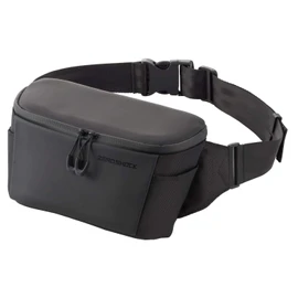 Elecom ZSB-DV009BK Video Camera Case, Shockproof, Memory Foam Polyurethane, Sling Bag, 2-Way, Black