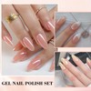 Rosiour HEMA-Free Gel Polish Kit - 2Pcs 18 ML Nude