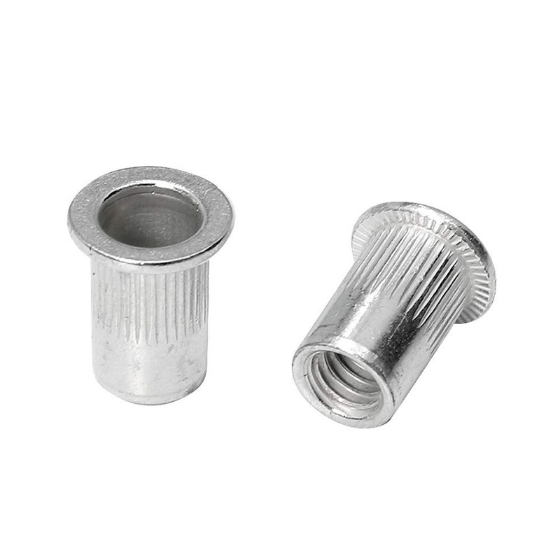 Metric M6 Aluminum Rivet Nut Threaded Inserts Rivnuts Nutsert M6-1.0mm