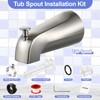 Enhon Tub Spout, Universal Fits 1/2'' Copper Pipe, 1/2'' IPS