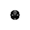 KEL Pack of 10 Straight Uni-Schuko Plug - IP20 Black
