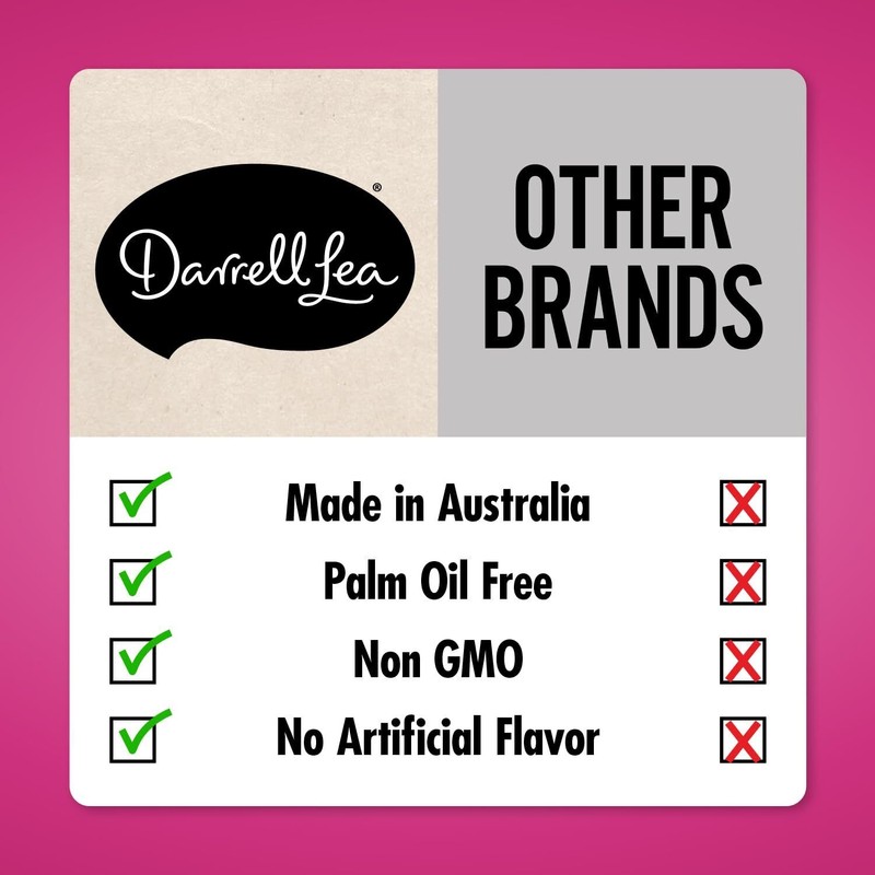 Darrell Lea Natural Mixed Fruit Licorice 7 Ounce Pack of