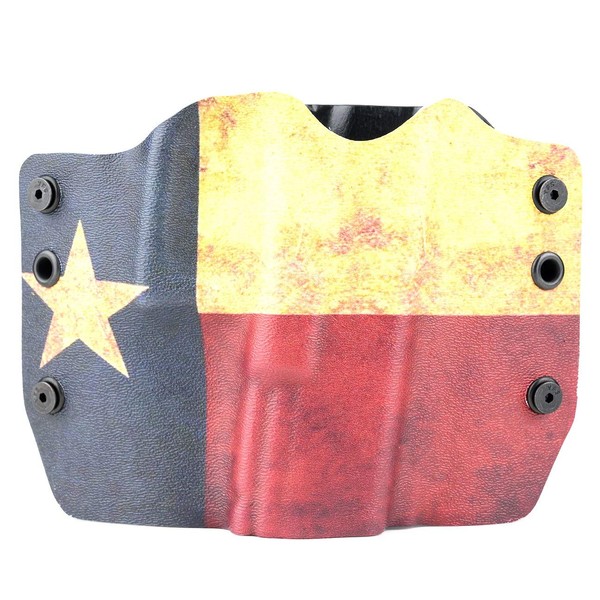 Texas Flag OWB Holster (Left-Hand, for Taurus Judge Poly)