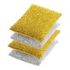 Ipetboom 4Pcs Glitter Cleaning Sponges Multi Function Dish and Bathroom